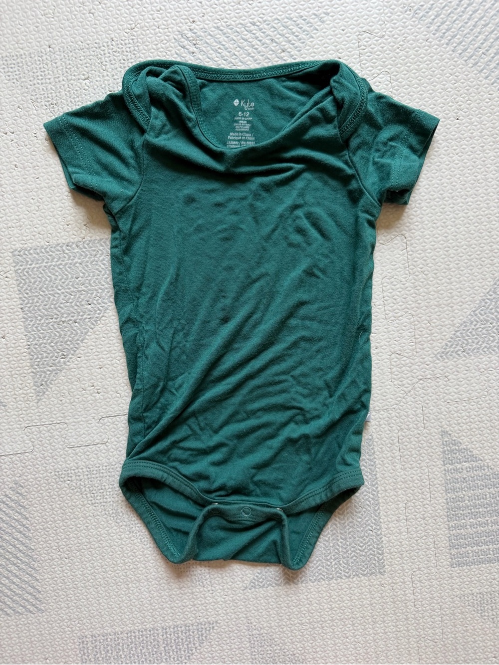 Kyte BABY Solid Hunter Green Onesie